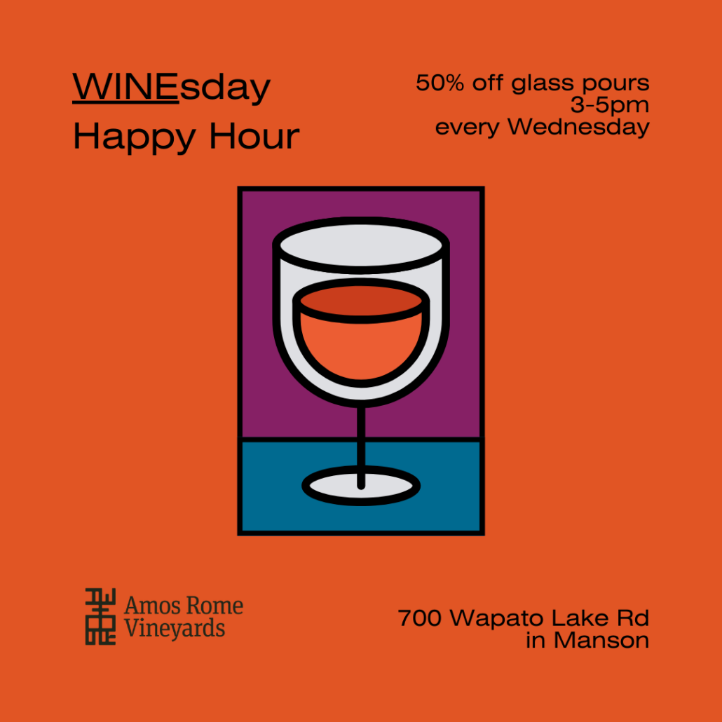 Happy Hour At Amos Rome Vineyards Every Wednesday Pm Lake