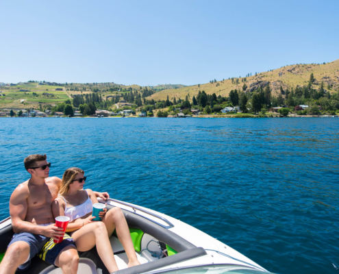 Boating on Lake Chelan