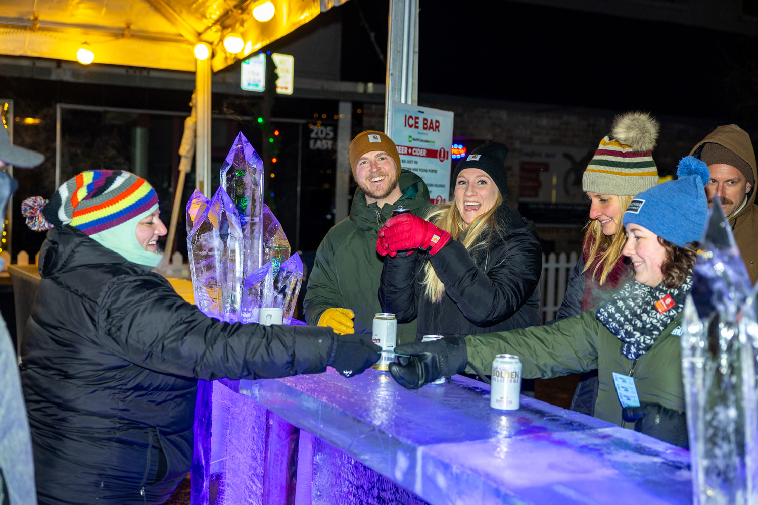 Lake Chelan Winterfest Ice Bar