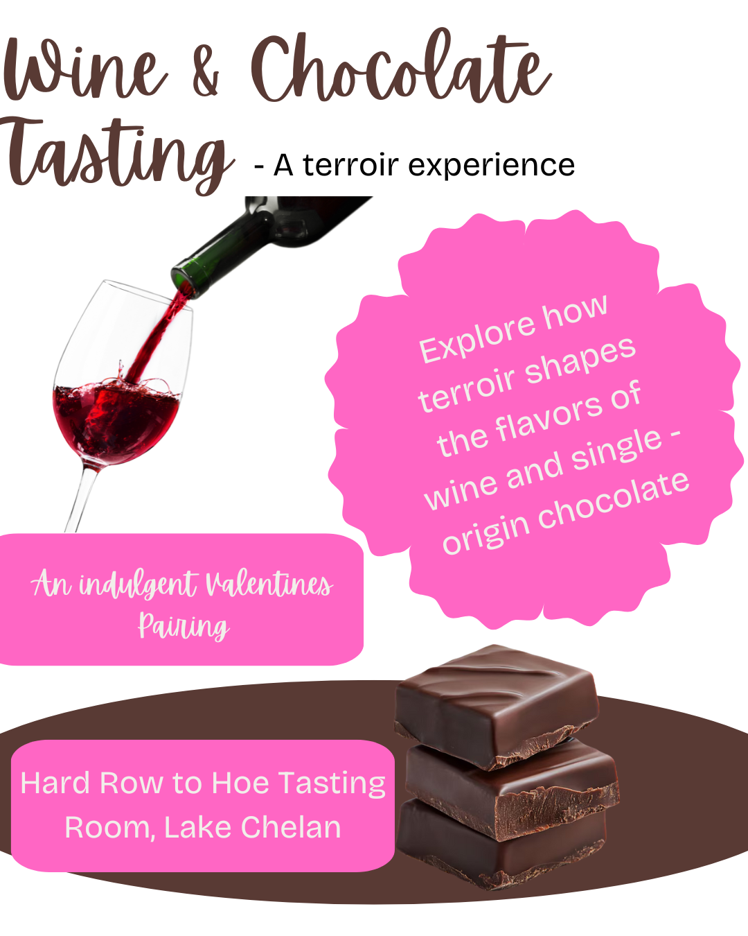 Hard Row to Hoe Wine & Chocolate Tasting a Terroir Experience Lake